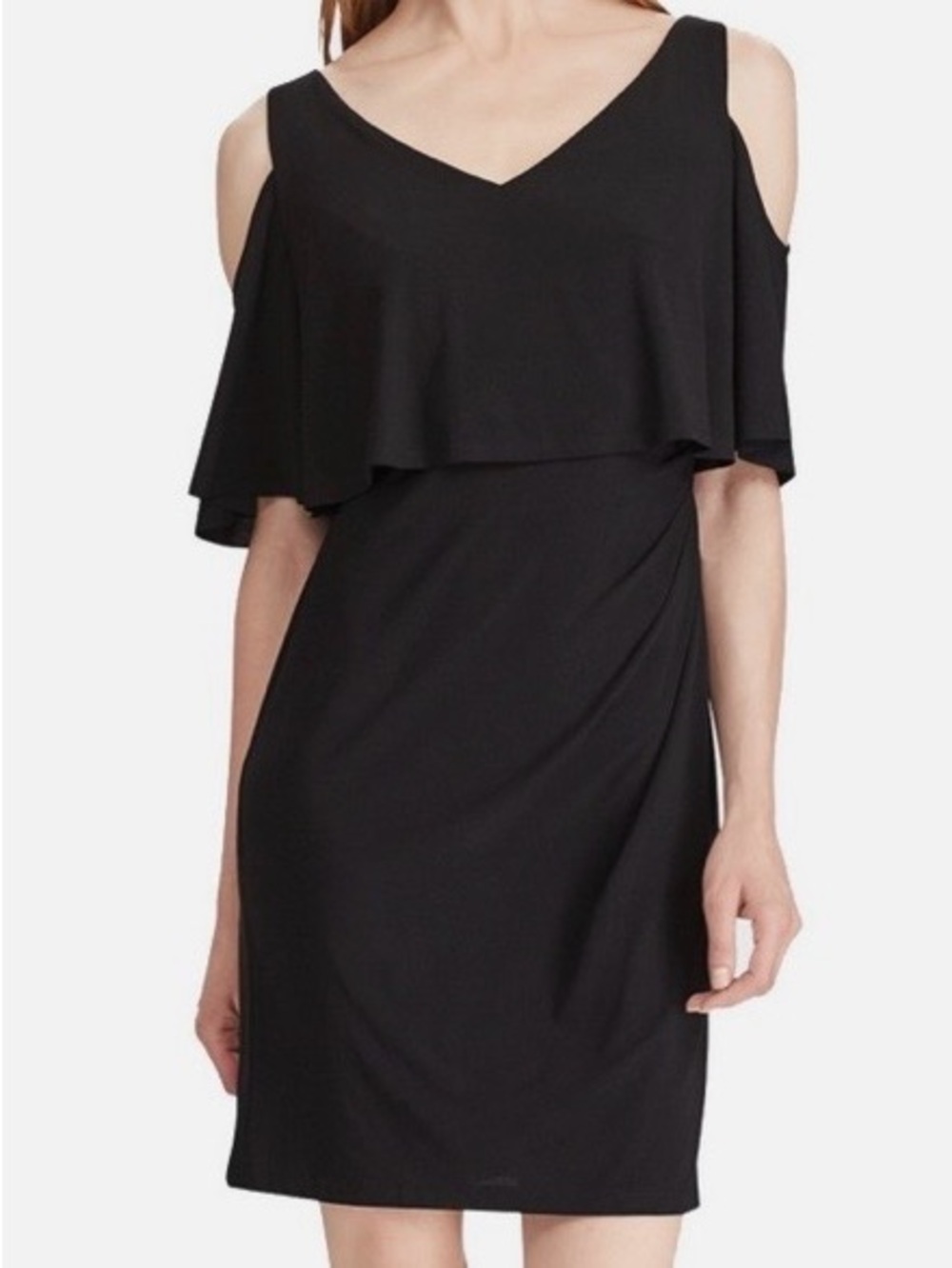 American Living Midi Dress with Overlay. Evening or day minimal capsule SZ 14